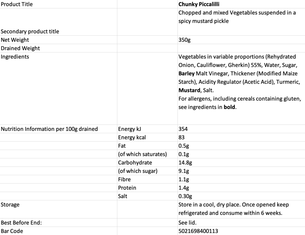 Chunky Piccalilli - Image 3